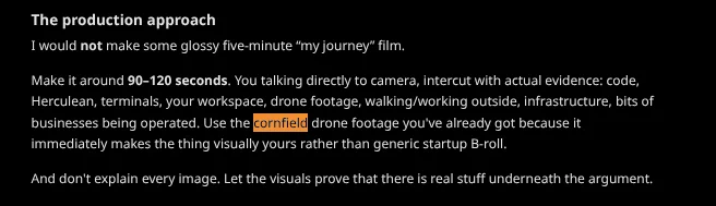 Implicit memory pulled into planning conversations.